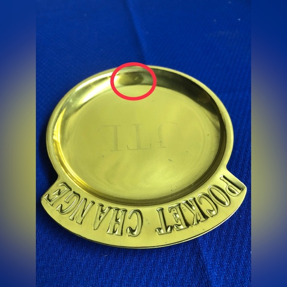 Vintage star case coin caddy brass change dish - Picture 2 of 4